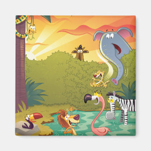 Imán Atardecer En El Agujero