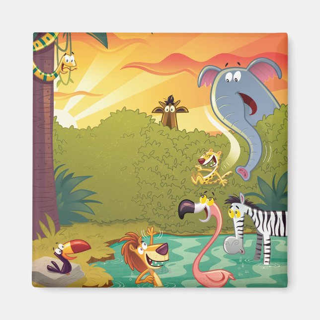 Imán Atardecer En El Agujero (Frente)