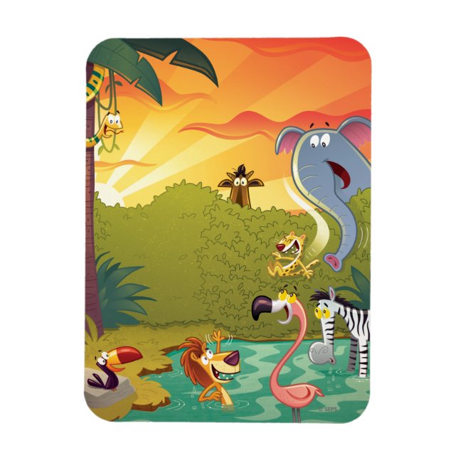 Imán Atardecer En El Agujero (Vertical)