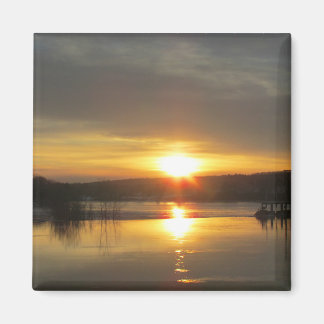 Imán Atardecer en el Hudson