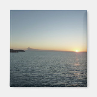 Imán Atardecer en el paisaje marino de la isla Antigua