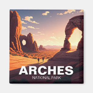Imán Atardecer en el parque nacional de los Arcos de Mo