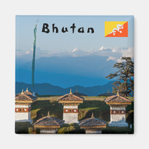 Imán Atardecer en el paso de Dochula - Bután, Himalaya