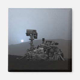 Imán Atardecer en el Rover de la curiosidad de Marte