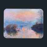Imán Atardecer en el Sena Claude Monet<br><div class="desc">Atardecer en el Sena. Claude Monet. 1874. Reproducción de obras famosas de imágenes artísticas de dominio público.</div>