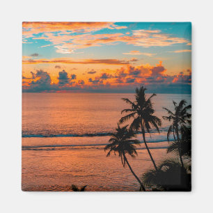 Imán Atardecer en este precioso macizo de playa Maurici
