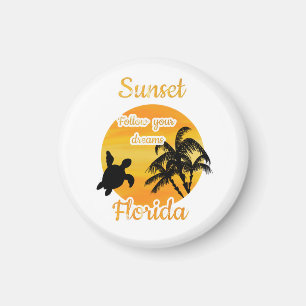 Imán Atardecer en Florida