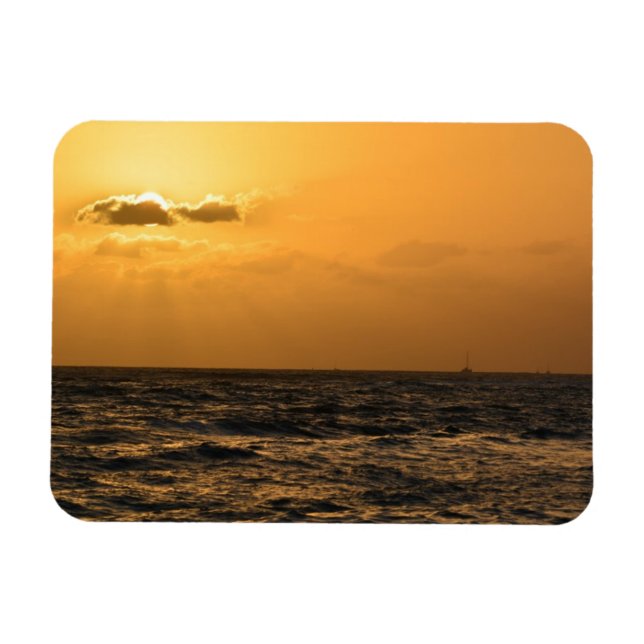Imán Atardecer en Hawái (Horizontal)