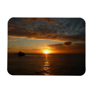 Imán Atardecer en la costa tropical del mar II