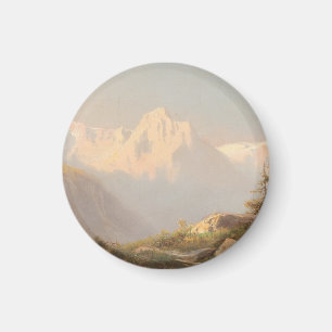 Imán Atardecer en las montañas - Carl Lafite