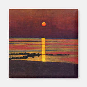 Imán Atardecer, pintura artística fina