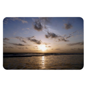 Imán Atardecer sobre el mar Árabe