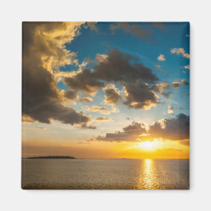 Imán Atardecer Sobre El Océano, Fiyi