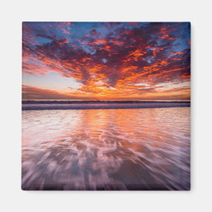 Imán Atardecer Sobre Las Islas Del Canal