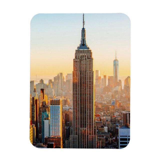 Imán Atardecer sobre Nueva York (Vertical)