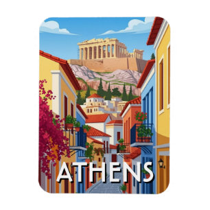 Imán Atenas Grecia Plaka Viaje