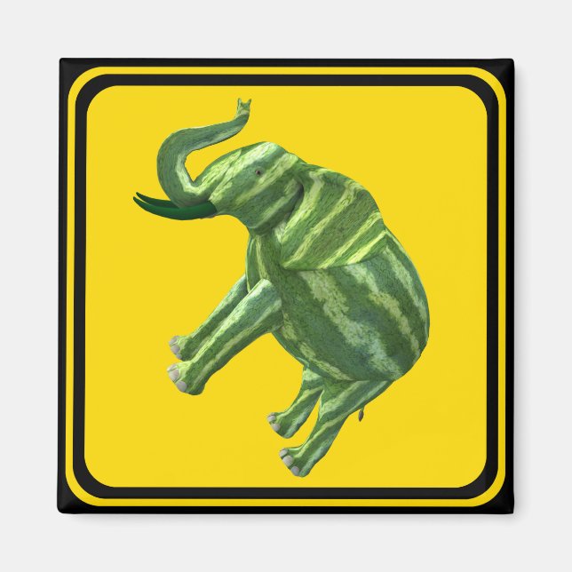 Imán Atención: ¡Cruce melófilo! (Frente)