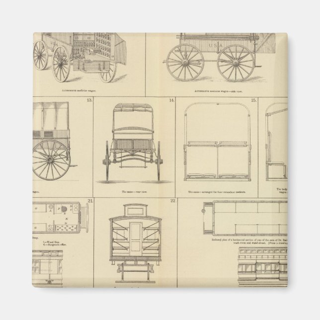 Imán Atención de enfermos y heridos (Frente)