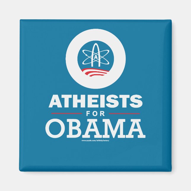 Imán Ateos para Obama (Frente)