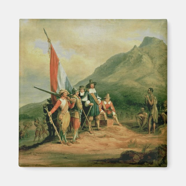 Imán Aterrizaje de Jan van Riebeeck (Frente)