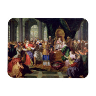 Imán Athaliah expulsó del templo, c.1697 (aceite