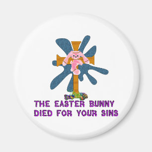 Imán Atheist Easter Bunny