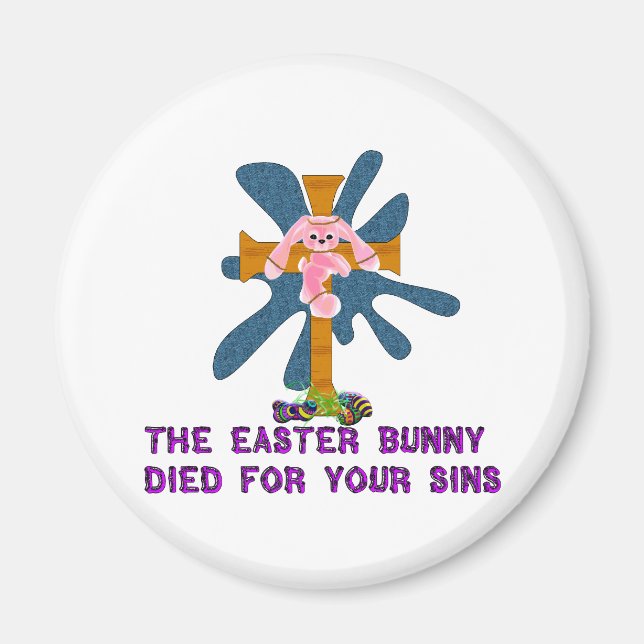 Imán Atheist Easter Bunny (Frente)