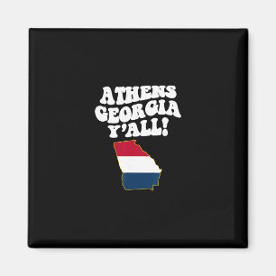 Imán Athens Georgia Y'all Ga Vacaciones del Sur