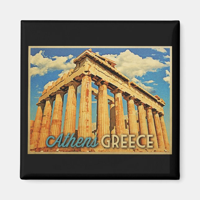 Imán Athens Greece Parthenon (Frente)