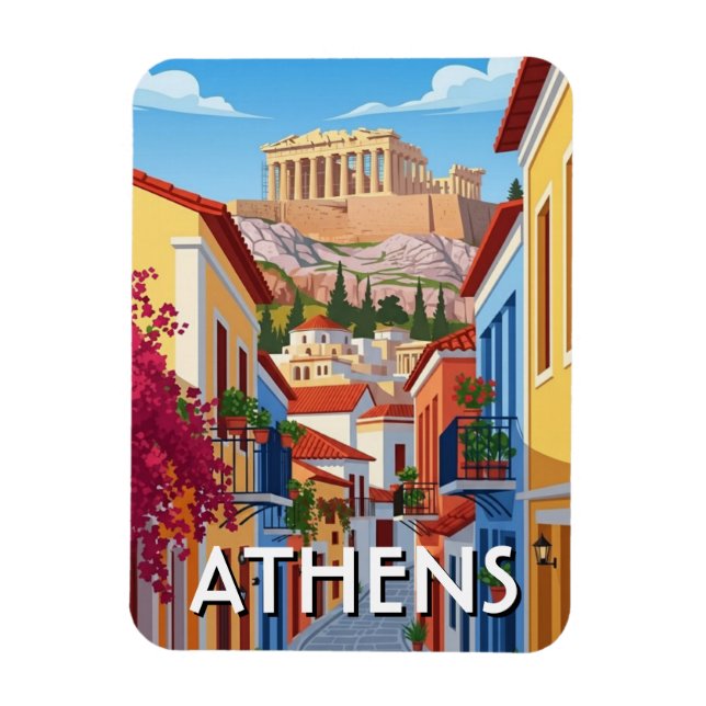 Imán Athens Greece Plaka Travel (Vertical)