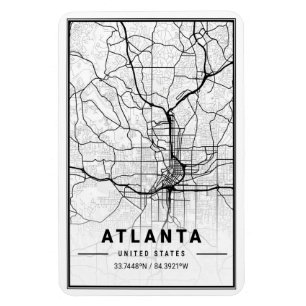 Imán Atlanta Georgia USA City Travel City Map