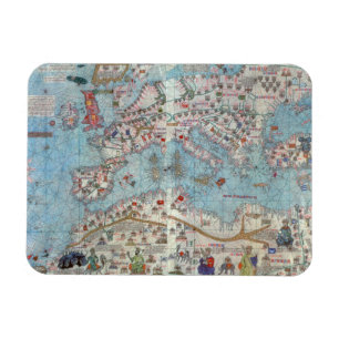 Imán Atlas catalán: Detalle de la África del Norte y 