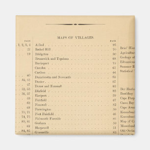 Imán Atlas de Stuart en el estado de Maine