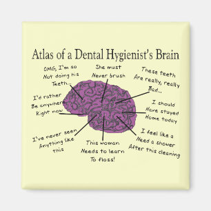 Imán Atlas de un cerebro del higienista dental