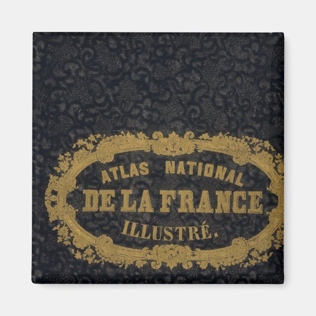 Imán Atlas National De France (Frente)