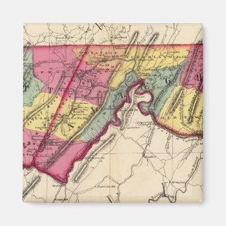 Imán Atlas topográficos de los condados de Maryland