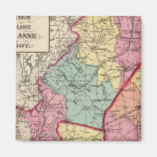 Imán Atlas topográficos de los condados de Maryland