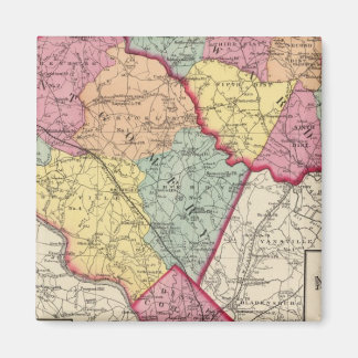 Imán Atlas topográficos de los condados de Maryland 2