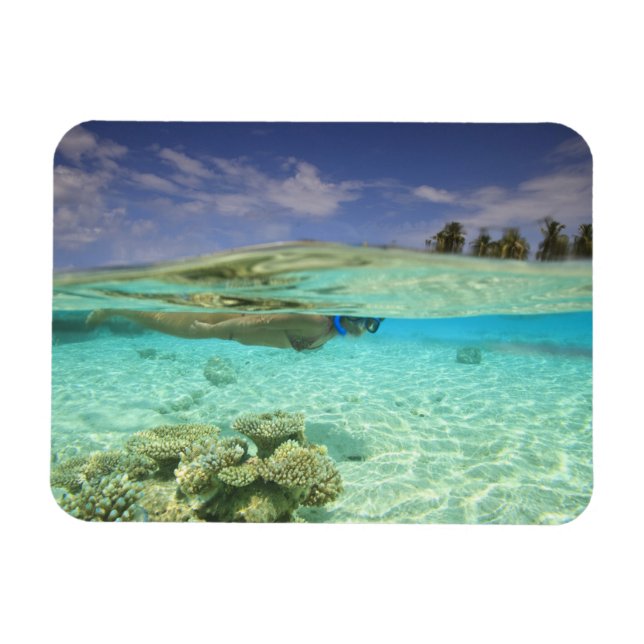 Imán Atolón South Huvadhoo, Maldivas del Sur, Océano Ín (Horizontal)