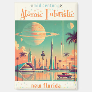 Imán Atómico Futurista Nuevo Florida