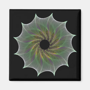 Imán atracción caótica círculo de espiral fractal