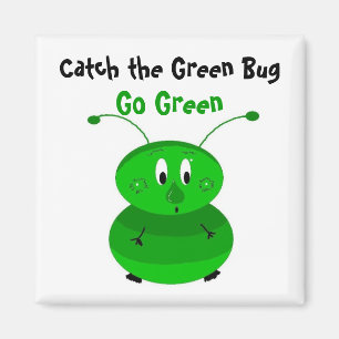 Imán Atrapa el bicho verde