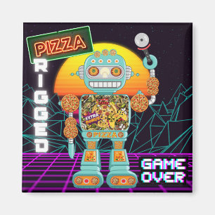 Imán Atrapado con pizza - Fin del juego