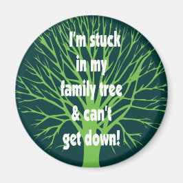 Imán Atrapado En El Árbol De Mi Familia