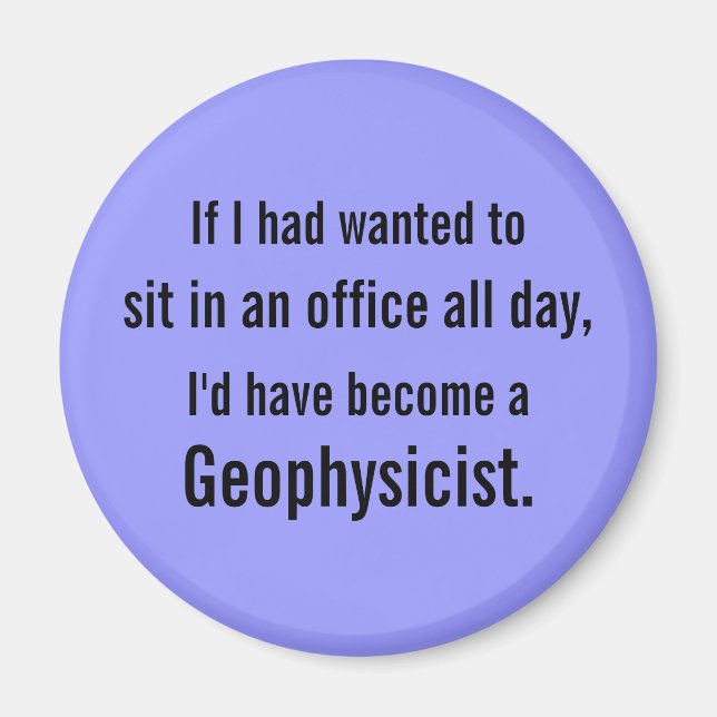 Imán Atrapado en la oficina - Personalizable (Frente)