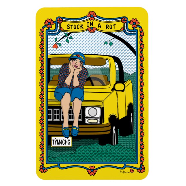 Imán Atrapado en un refrigerador Rut_B_4x6 (Vertical)