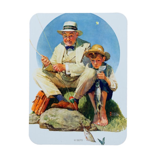 Imán Atrapar al más grande (Vertical)