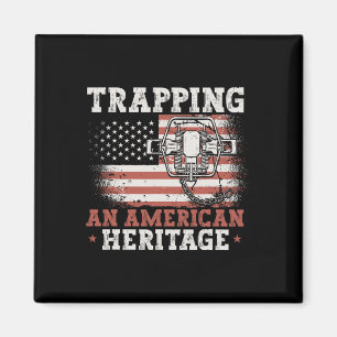 Imán Atrapar una trampa de caza del patrimonio american