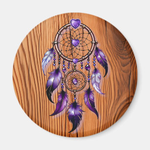 Imán Atrapasueños corazón de Amatista