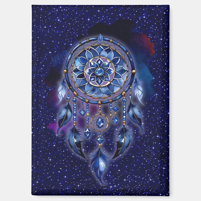 Imán Atrapasueños en noche estrellada (Anverso)